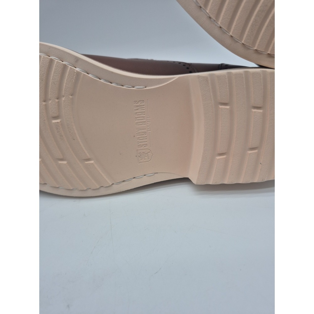 Stacy Adams Wellington Chocolate Smooth Leather Moc Toe Loafer (USA Men Size 7M) - Picture 10 of 12